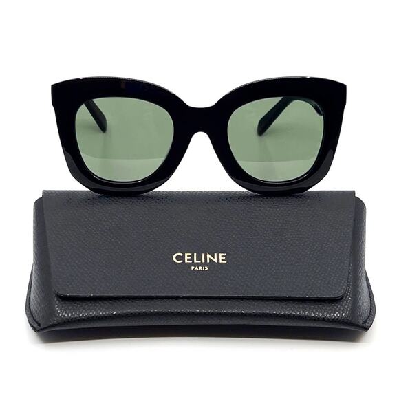 New! CELINE Sunglasses CL4005FN 01N Authentic - Picture 14 of 14